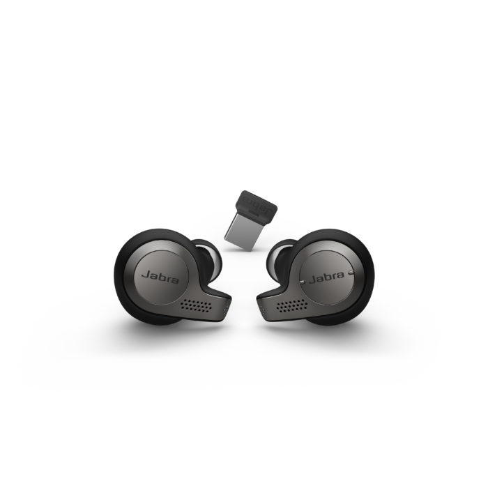 Jabra Evolve 65t, Titanium Black, Link 370, MS